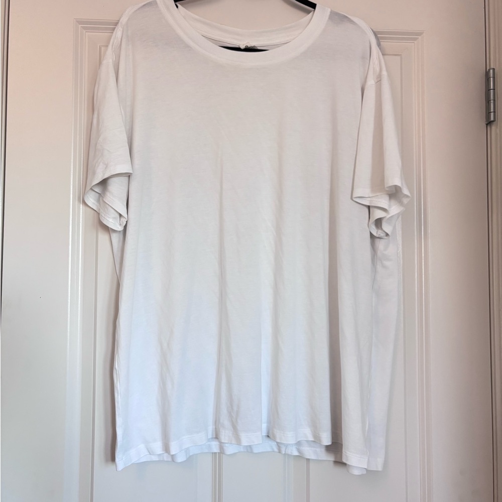 lululemon athletica Classic White Short Sleeve Tee